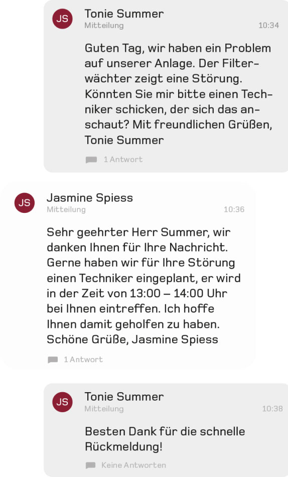 Kommunikation Chat Connect